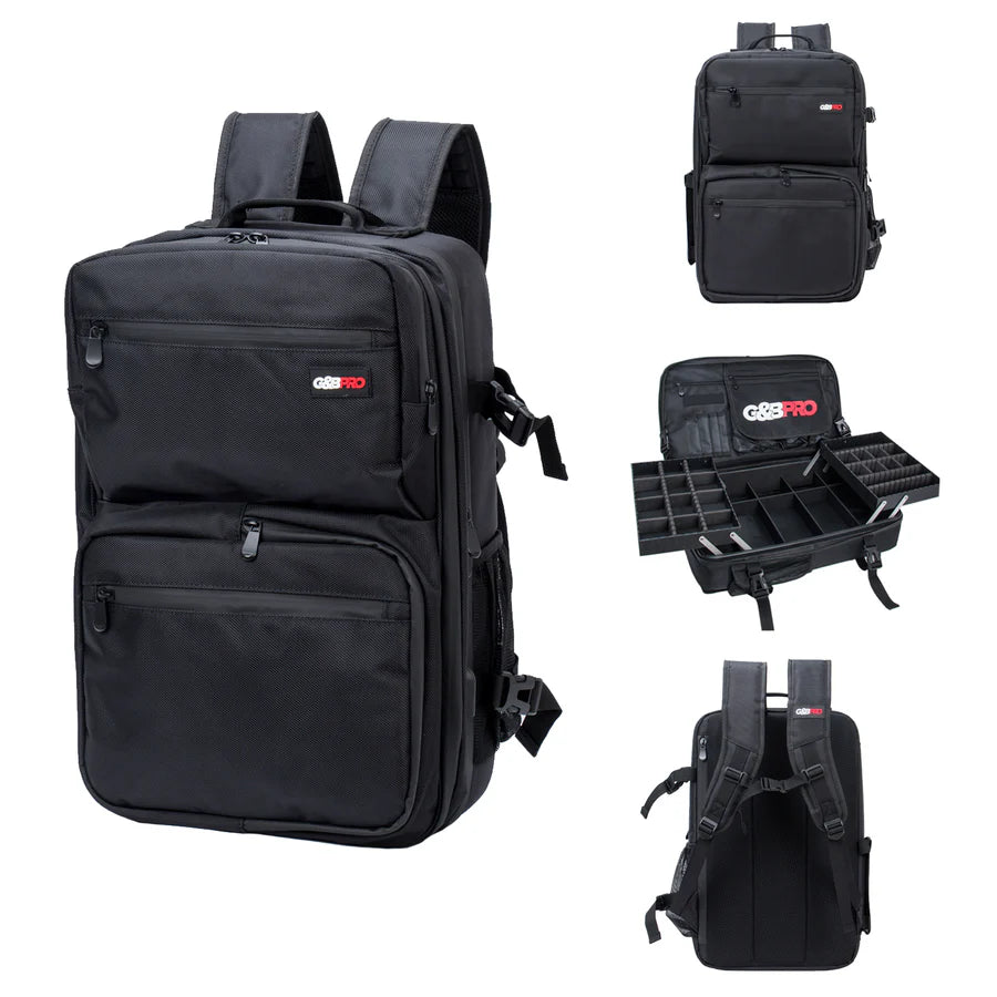 G&B PRO MOBILE WORK STATION Full SIZE Backpack - BLACK– Palms