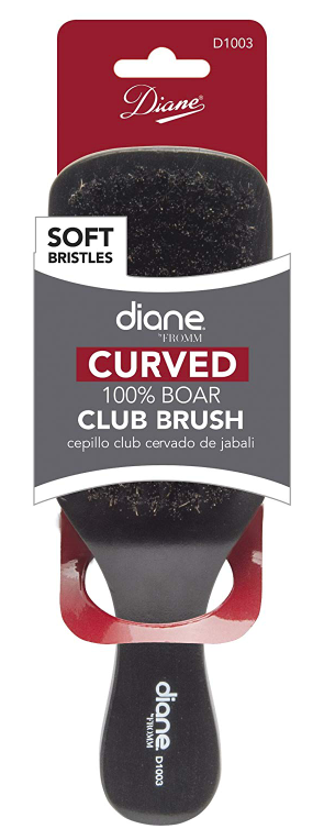 Diane Curved Prestige 2-Sided Military Club Brush - Soft / Hard