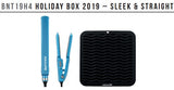 BaByliss Pro Holiday Box 2019 Sleek and Straight # BNT19H4 - 1 1/4" Nano Straightener + 1" Mini Straightening Iron + Silicon Mat - Palms Fashion Inc.