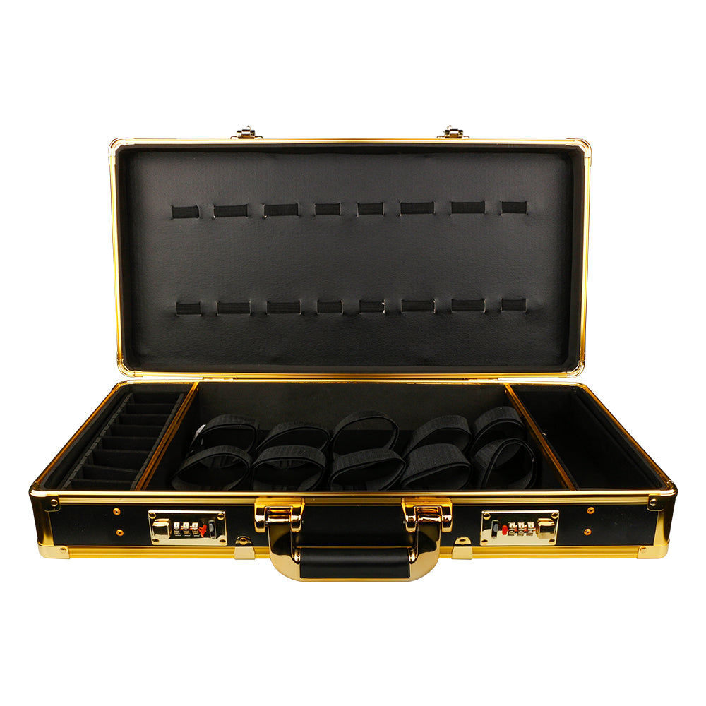 Palms - Barber Case, Barber Kit Tool Case Gold and Black– Palms