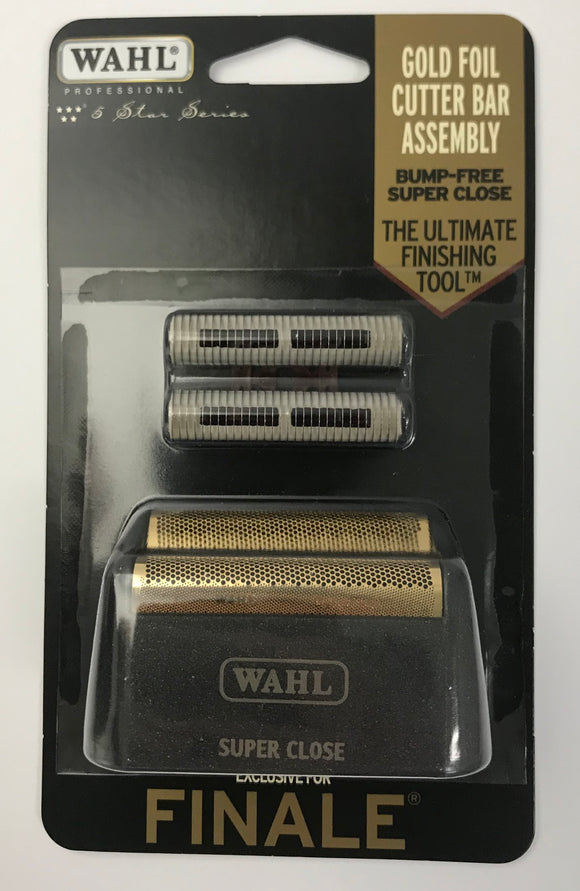 Wahl Professional 5-Star Series - Replacement Foil and Cutter Bar Assembly - Black & Gold #7043 - Palms Fashion Inc.