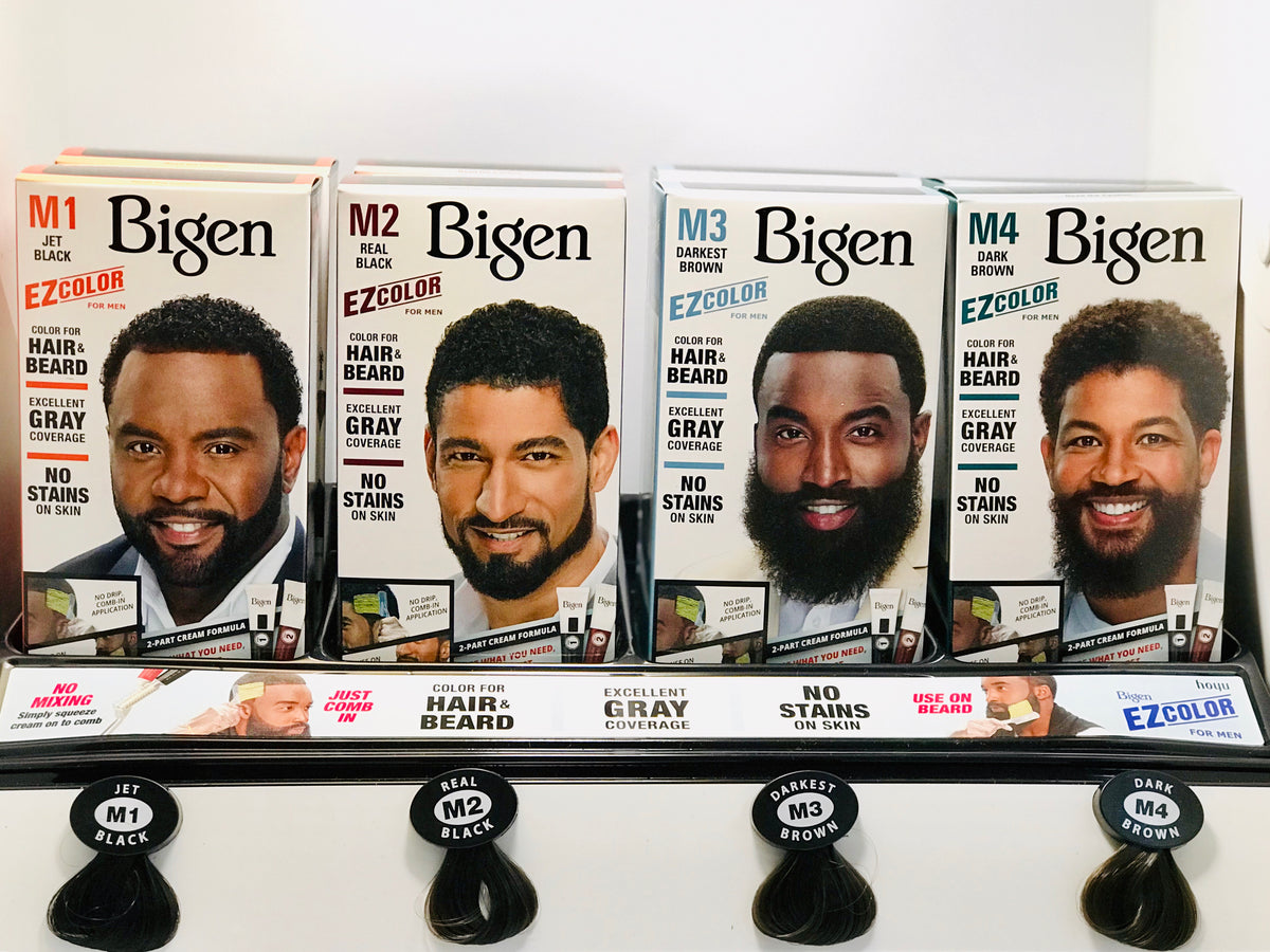 BIGEN EZ Color for Men for Beard and Hair - Display Set ( 12 PCs