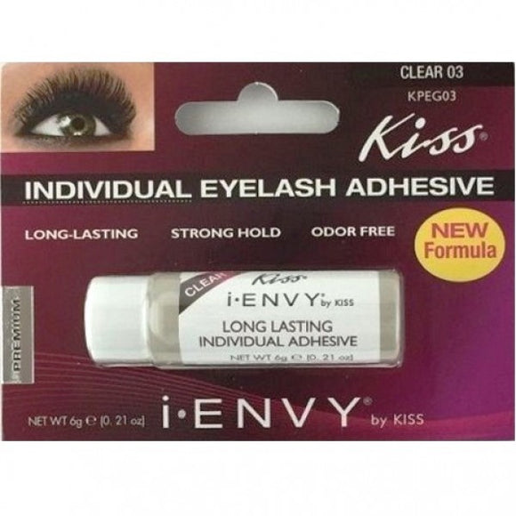 Kiss I-Envy Eyelash Adhesive Clear # KPEG03 - Palms Fashion Inc.