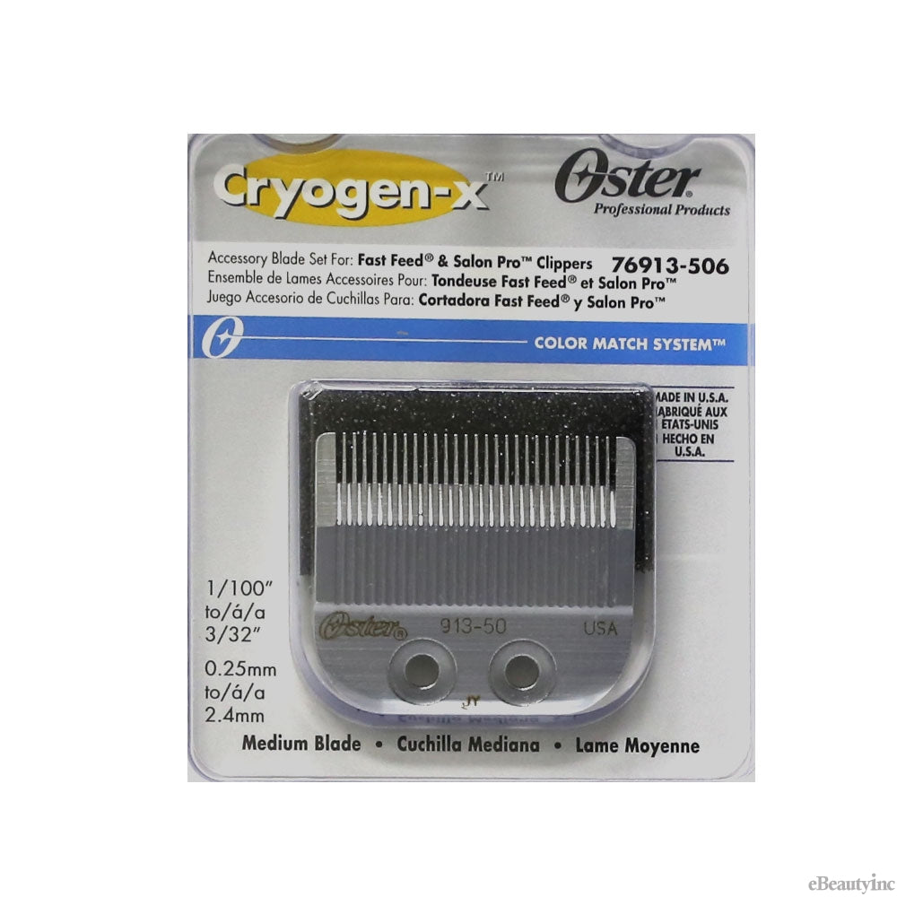 Oster Fast Feed 17-Teeth Cryogen-X Medium Blade #76913-506– Palms