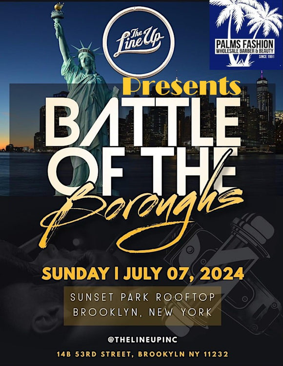 Palms @ Battle Of The Boroughs on Sunday July 7th at Sunset Park Roof Top