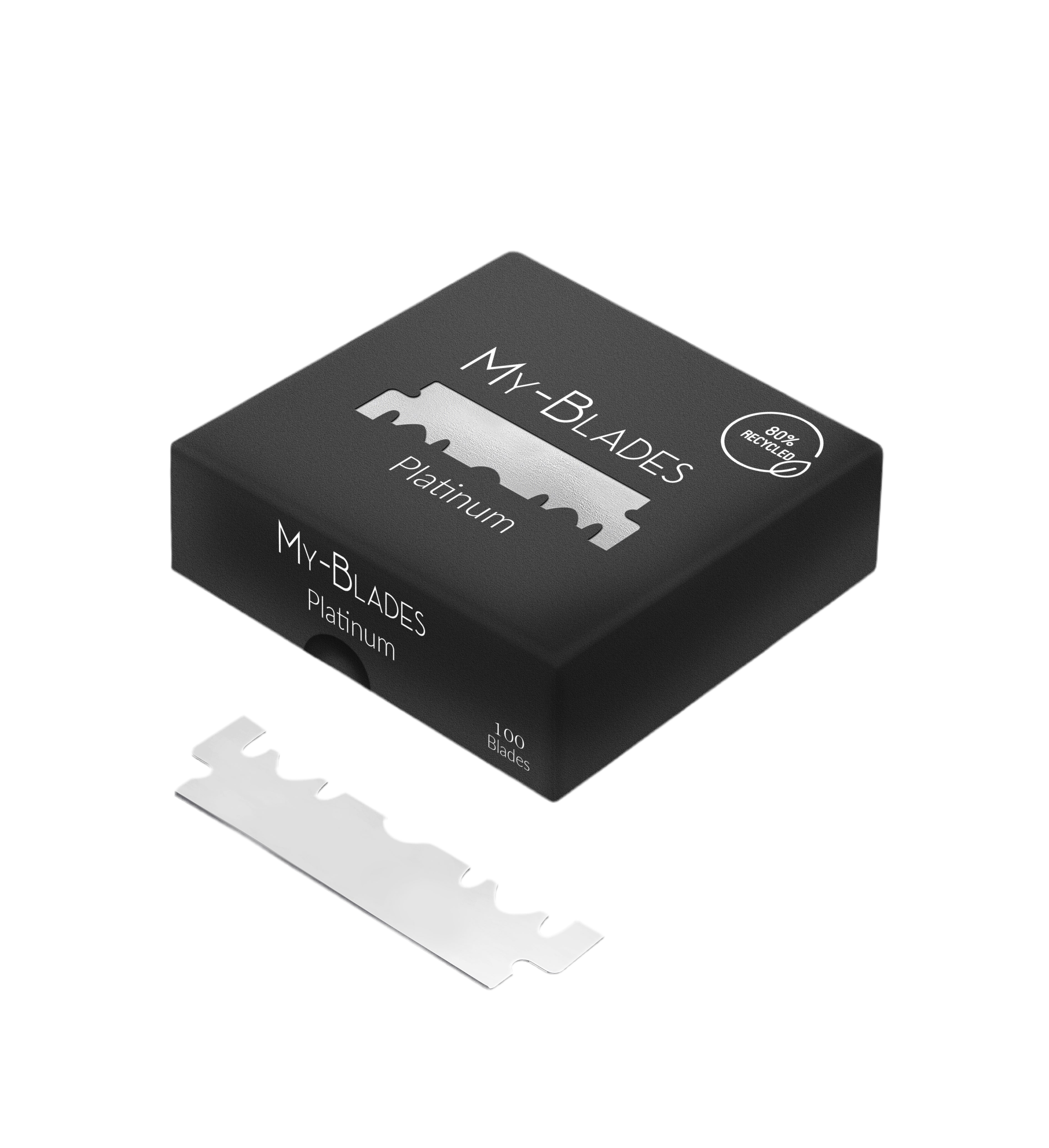 My Blades Platinum Single Edge Razor Blade - 100Pcs | Palms