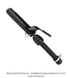 Stylecraft Black Gold Ceramic Professional  Curling Iron