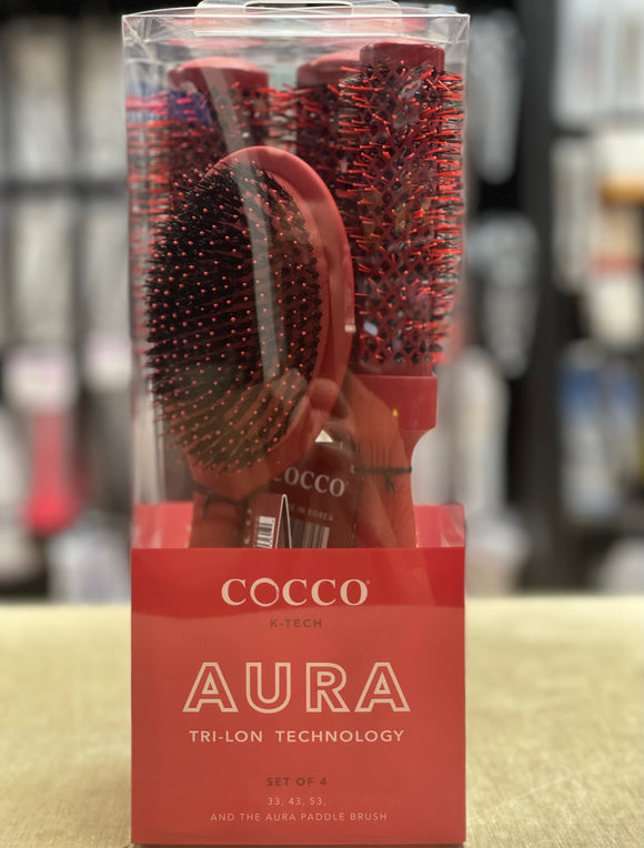COCCO Aura Brush Set  - Red