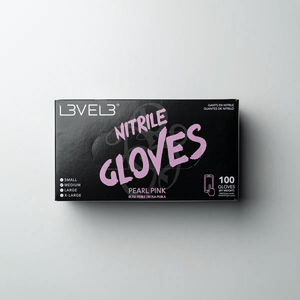 L3VEL3 Professional Nitrile Gloves  - Pink