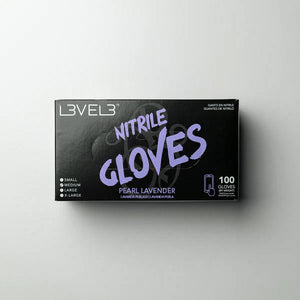 L3VEL3 Professional Nitrile Gloves  - Pearl Lavender