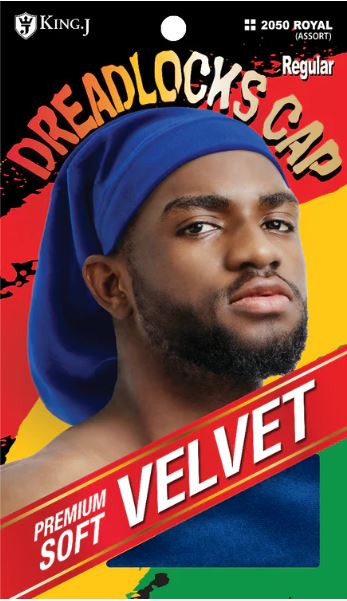 M&M Qfitt VELVET DREADLOK CAP [ASSORT- 6PC/PK] # K2050