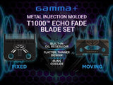 Gamma Fixed Etched T1000 Echo Fade Blade set # GP540B - Palms Fashion Inc.