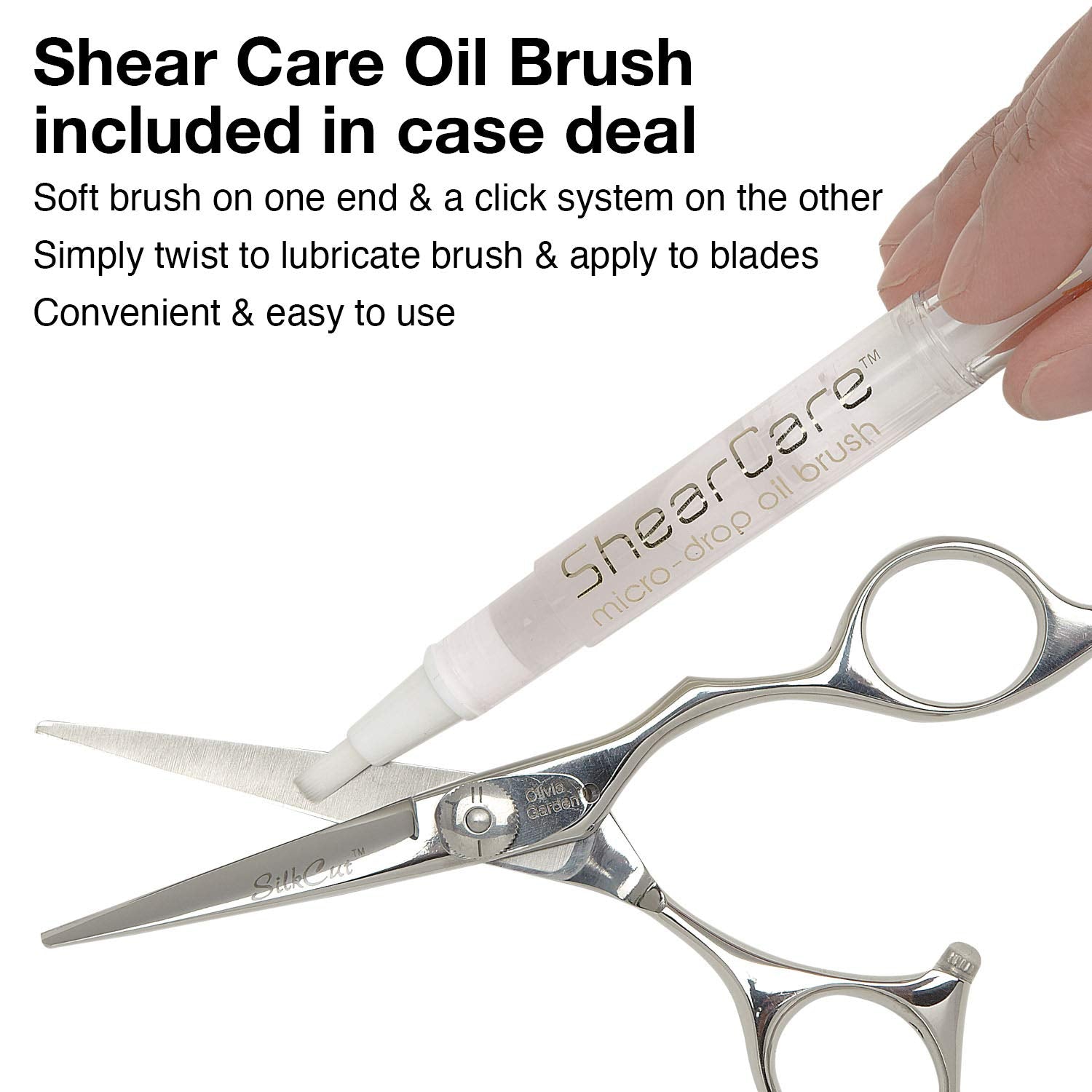 olivia garden hair scissors Olivia Garden SilkCut Pro Professional Hairdressing 5.75" Shear and Th–  Palms Fashion Inc