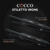 COCCO Stiletto 3/10" Flat Iron # COCCO310F - Palms Fashion Inc.