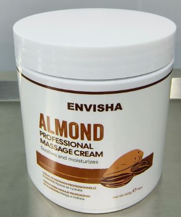 ENVISHA ALMOND PROFESSIONAL MASSAGE CREAM 15 OZ