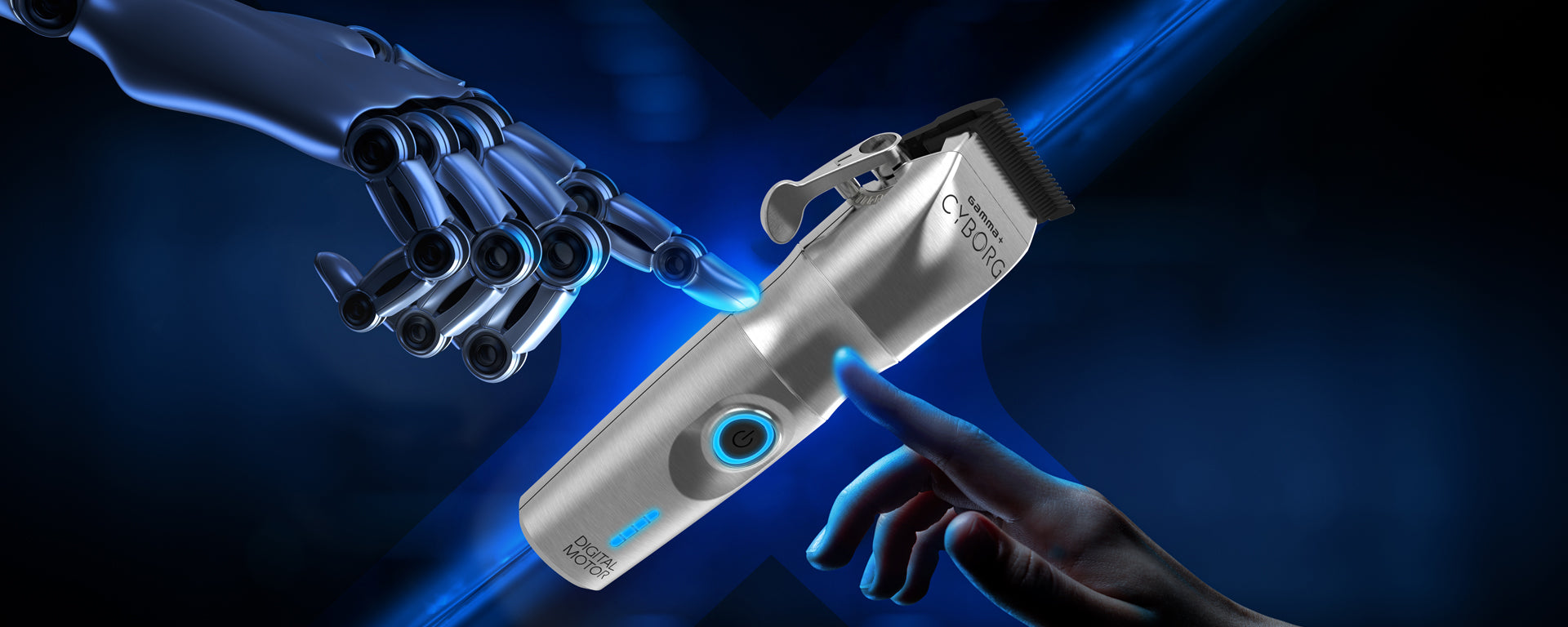 Gamma CYBORG Metal Clipper with Digital Brushless Motor
