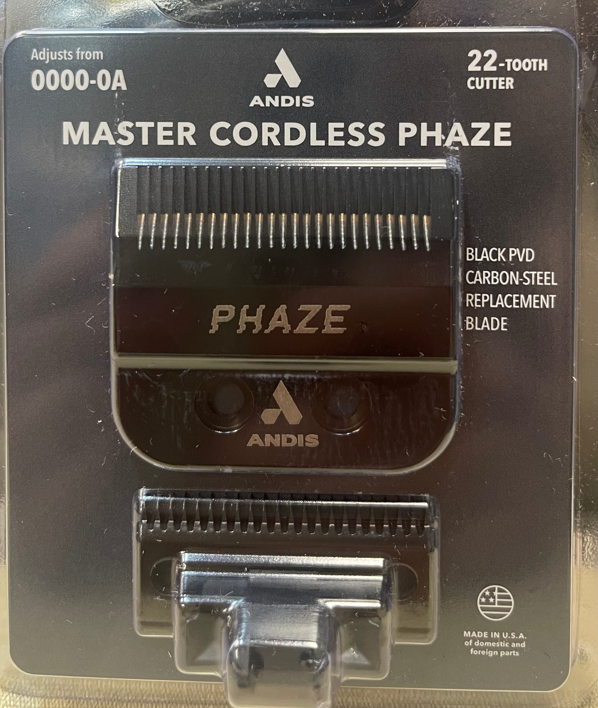 Andis Master® Cordless Li Replacement Phaze Blade # 561921– Palms