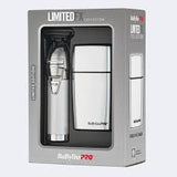 BabylissPRO Limited SILVER Trimmer and Double Foil Shaver Combo # FXDUOFS2TS