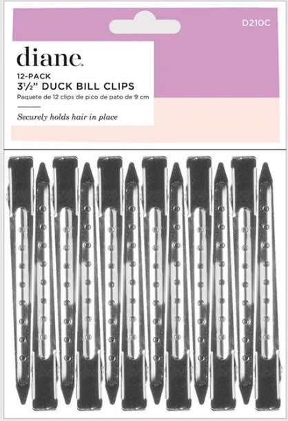 DIANE 3.5″ DUCK BILL CLIPS 12-PACK # D210C