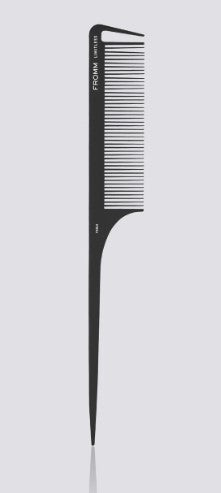 Fromm Limitless Carbon Rat Tail Comb Black - 9.25