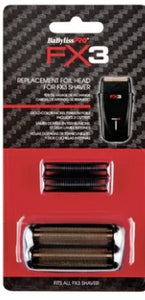 BaByliss PRO Replacement Foil Head With 2 Cutters For FX3 Shaver # FXX3RFB