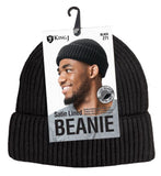 M&M Qfitt SATIN LINED BEANIE Single Piece- 6 COLORS - Palms Fashion Inc.