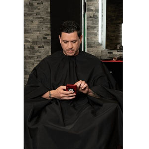 Barber Strong The Hands Free Barber Cape - Solid Black