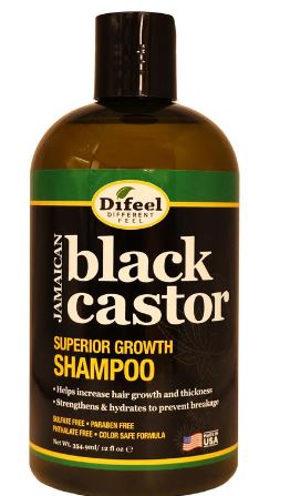 DIFEEL SUPERIOR GROWTH JAMAICAN BLACK CASTOR SHAMPOO 12 OZ.