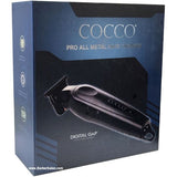 COCCO Pro All Metal Hair Trimmer - Black # CPBT-BLACK (Dual Voltage)