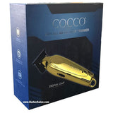 COCCO Pro All Metal Hair Trimmer - Gold # CPBT-GOLD (Dual Voltage)