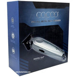 COCCO Pro All Metal Hair Trimmer - Gray # CPBT-GRAY (Dual Voltage)