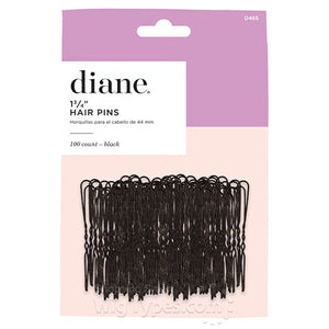 Diane Hair Pins with Ball Tips 1-3/4" Black # D465 - Dozen