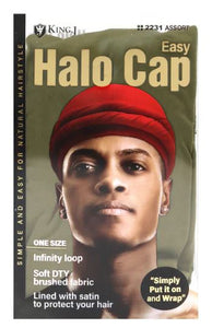 King. J EASY HALO CAP  Assort Color - 6pcs