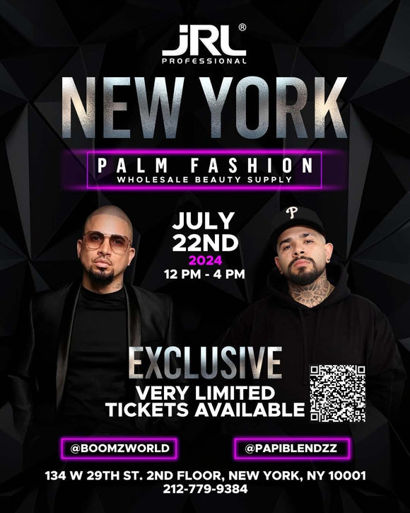 JRL NYC BARBER EVENT - Monday, July 22nd Featuring Boomzworld & Papiblendzz