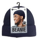 M&M Qfitt SATIN LINED BEANIE Single Piece- 6 COLORS - Palms Fashion Inc.