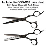 Olivia Garden Barber Shears Intro Kit - 6.25" Shear & 30-Teeth Thinner # OGB-C02 - Palms Fashion Inc.