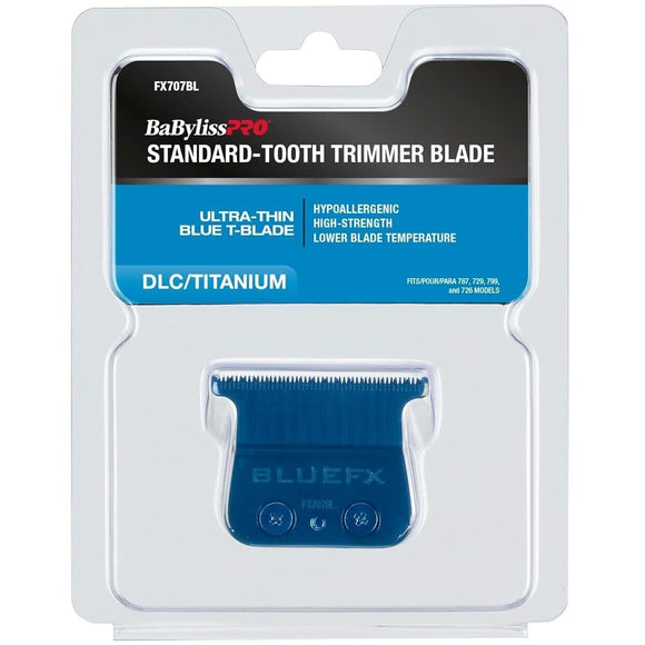 BaBylissPRO Standard-Tooth DLC Blue T-Blade # FX707BL