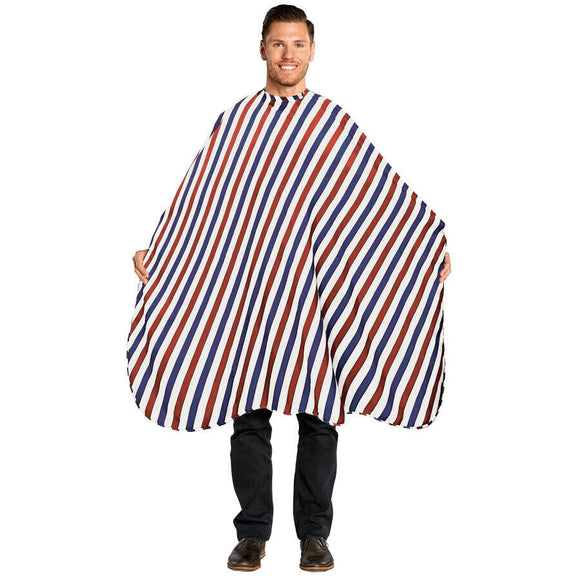 SCALPMASTER STRIPED  BARBER STYLING CAPE # 4145