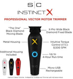 StyleCraft Instinct X Metal Edition Cordless Trimmer # SC411M