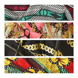 M&M Qfitt  LUX -  Luxury Silky Satin Pattern Bonnet - XL # 7011 Assort - 6/packs