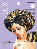 M&M Qfitt  LUX -  Luxury Silky Satin Day & Night cap  L/XL Leo - ASSORT # 7062 - 6/packs