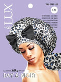 M&M Qfitt  LUX -  Luxury Silky Satin Day & Night cap  L/XL Leo - ASSORT # 7062 - 6/packs