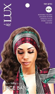 M&M Qfitt  LUX -  Luxury Silky Satin Edge Band # 7091 Afro - 6/packs