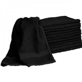 Diane Stain Resistant 100% Cotton Towels Black 12 Pack # 25106