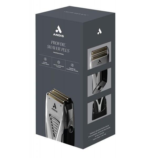 Andis PROFOIL LITHIUM PLUS メンズシェーバー Andis Profoil Lithium Plus Titanium Foil Men's Cordless Shaver Kit