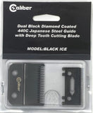CALIBER BLACK ICE DUAL DLC DEEP TOOTH BLADES- Black ICE