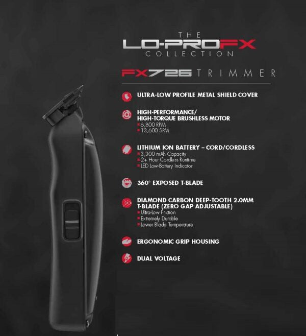 Babyliss LO-PROFX Trimmer # FX726 | Palms Fashion Inc.