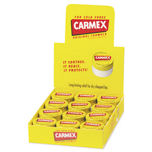 Carmex Moisturizing Lip Balm Original Flavor 0.25 oz.  -  Dozen Pack
