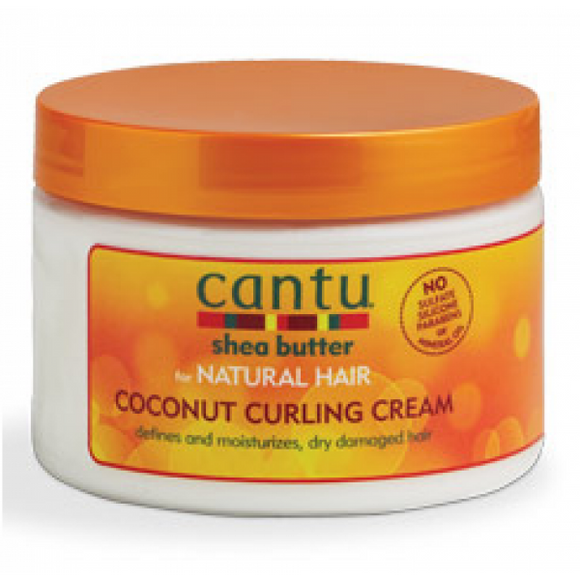 CANTU SHEA BUTTER FOR NATURAL HAIR COCONUT CURLING CREAM 12 OZ - Palms Fashion Inc.
