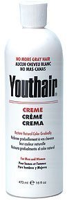 Youthair Creme for Men and Women Natural Color Gradually 16oz/473ml - Palms Fashion Inc.